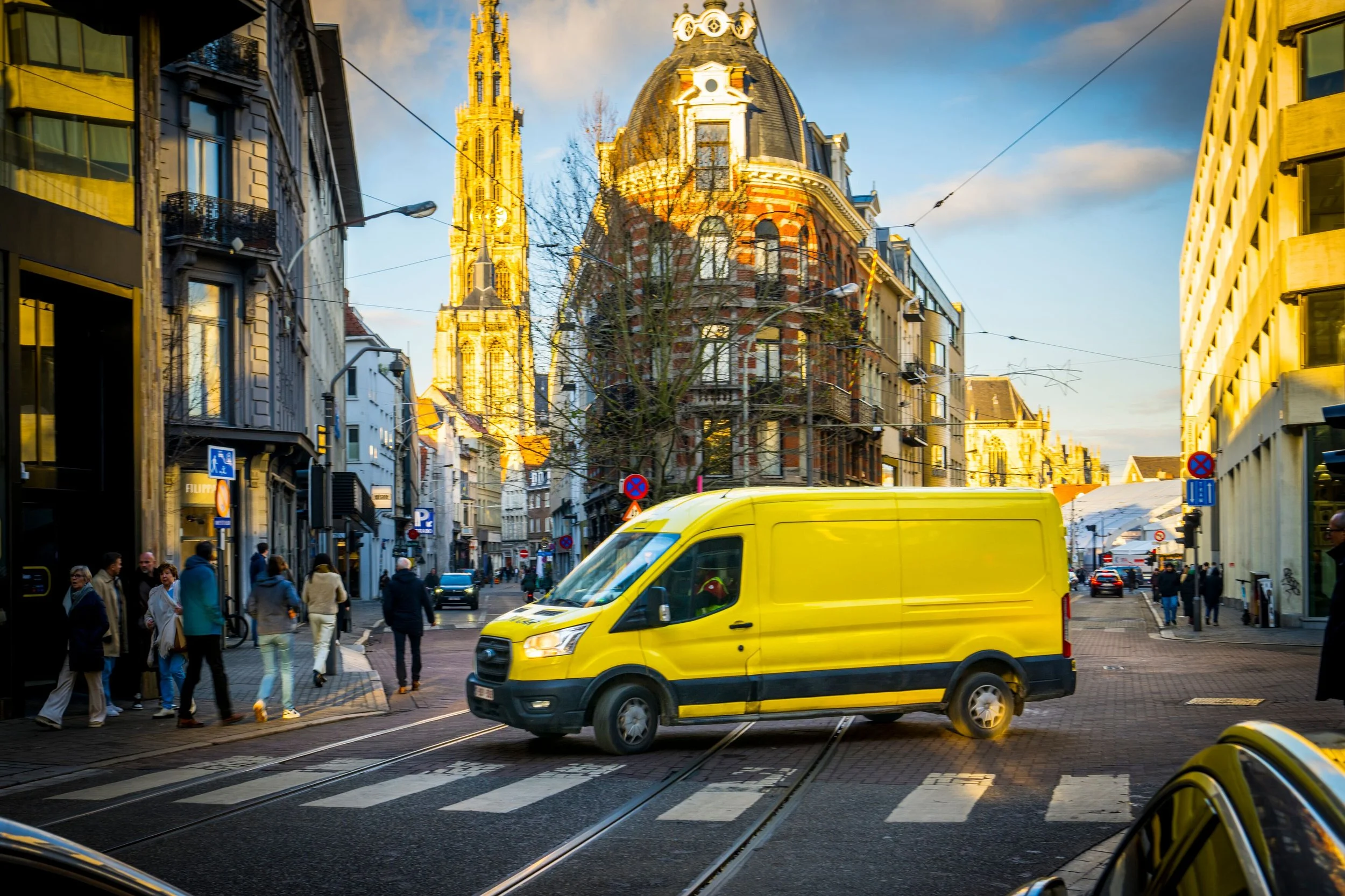 Logistics in the city of Antwerp. Source: Frederik Beuens