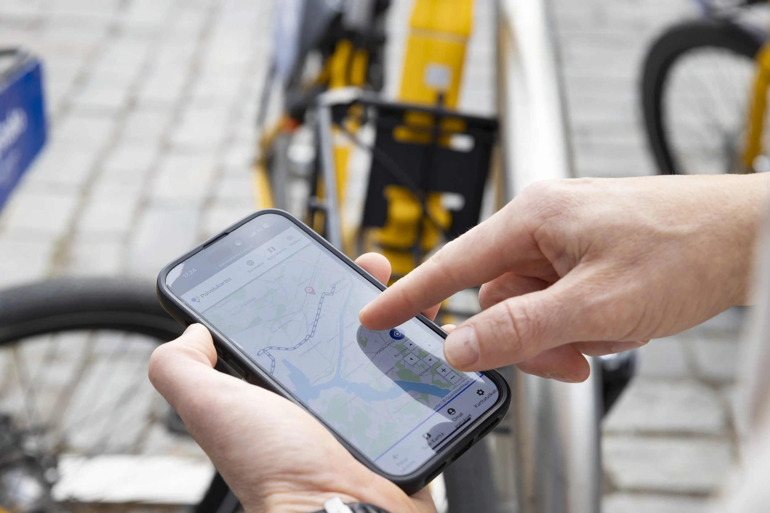 Mobility map in use in Turku (Finland). Source: Suvi Elo