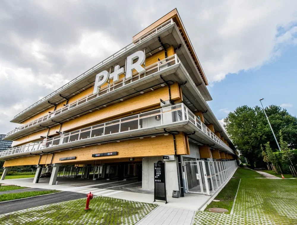 Park &amp; Ride facility in Antwerp (Belgium) Source: Dries Luyten