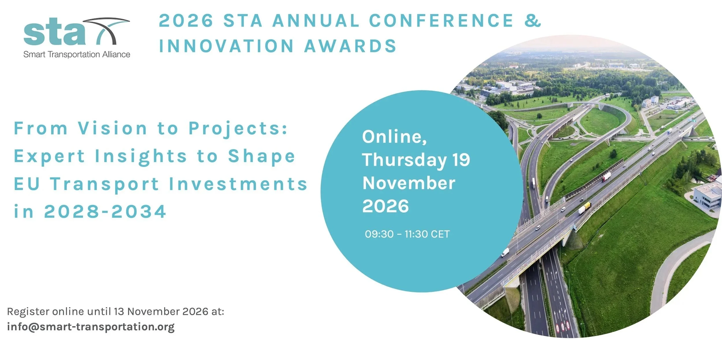 SHAPING EUROPE’S TRANSPORT FUTURE: JOIN THE 2026 STA ANNUAL CONFERENCE &amp; INNOVATION AWARDS ON 19 NOVEMBER 2026