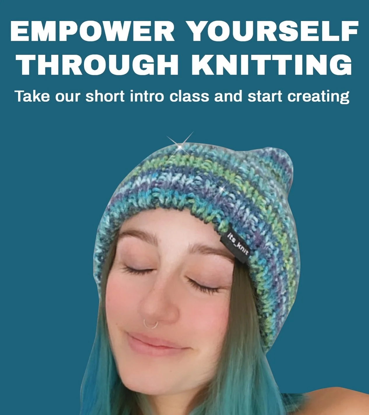 Knitting 101 is here! I have taught many folks in person, but building this course allows me to share the magic of knitting with anyone, anywhere. ⁣
⁣
No long videos or zoom chats here, just a 2 hour intro course that&rsquo;s on-the-go friendly and e