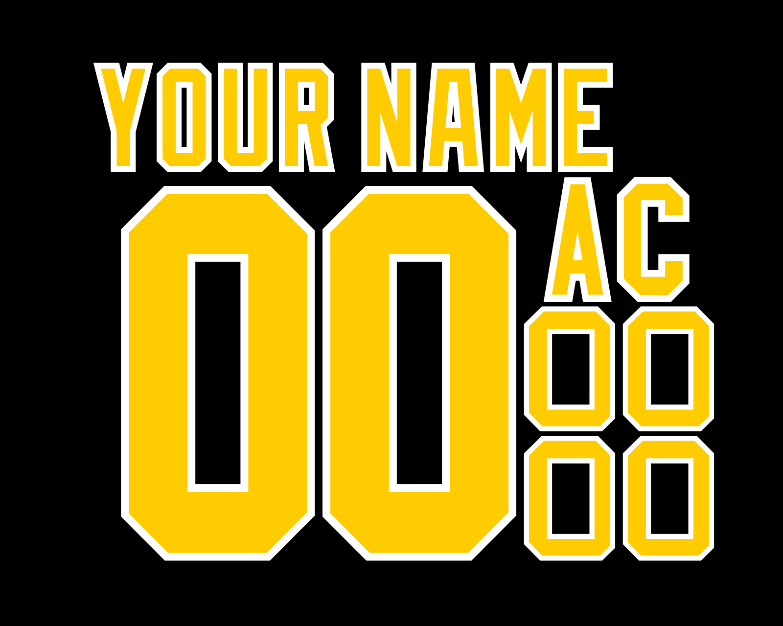 Pittsburgh Penguins 1992-1997 Black Jersey Kit