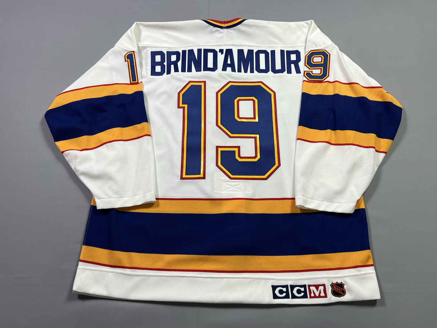 St Louis Blues Rod Brind'Amour CCM White Authentic Jersey - 52 — Liberty  Bell Jerseys