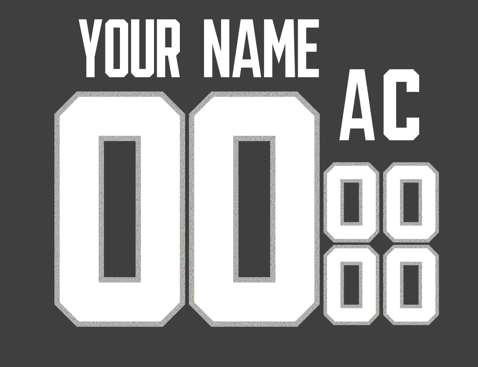 2020 NHL All Star Game Gray Jersey Kit