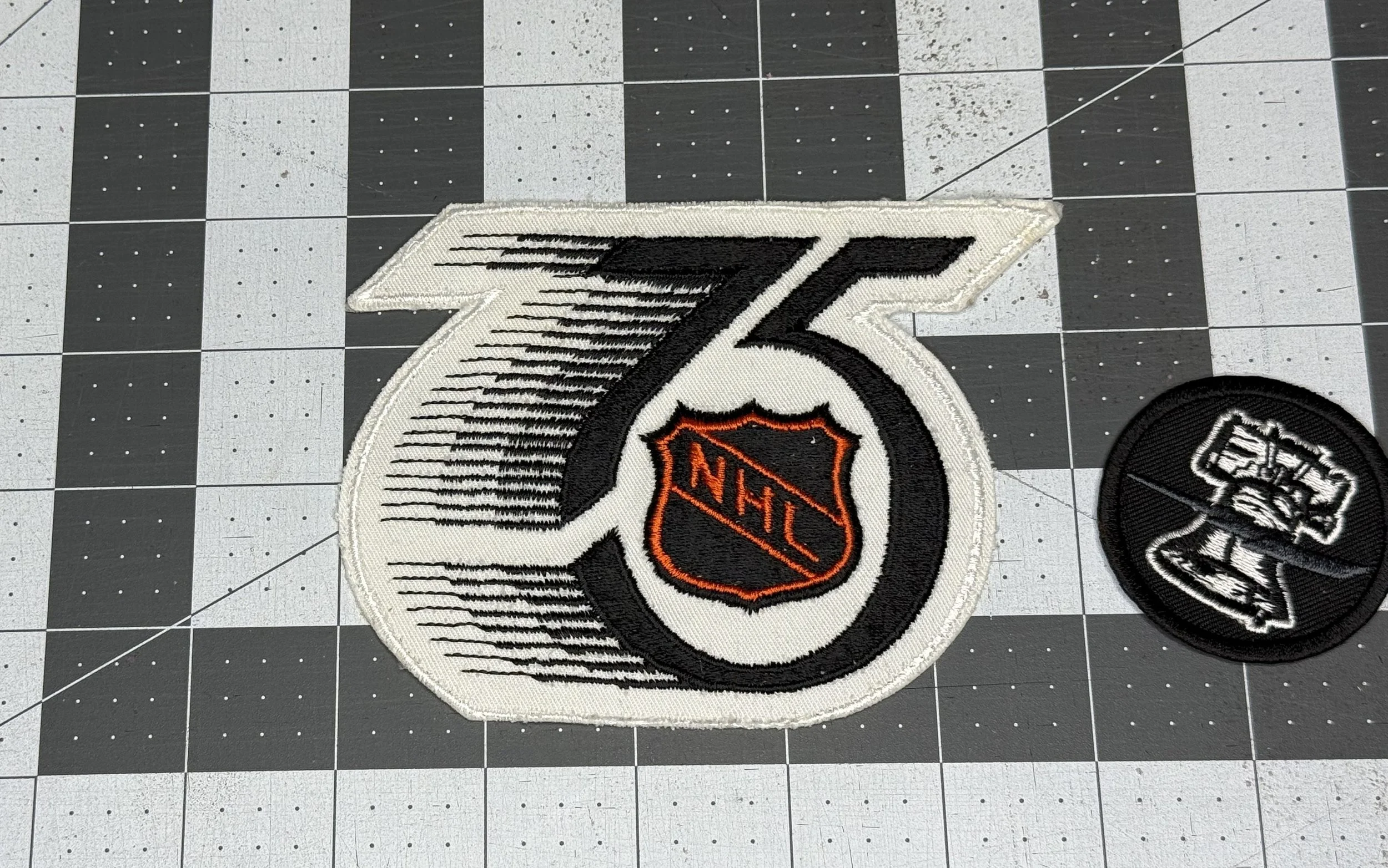 Authentic 1991-92 NHL 75th Anniversary Patch