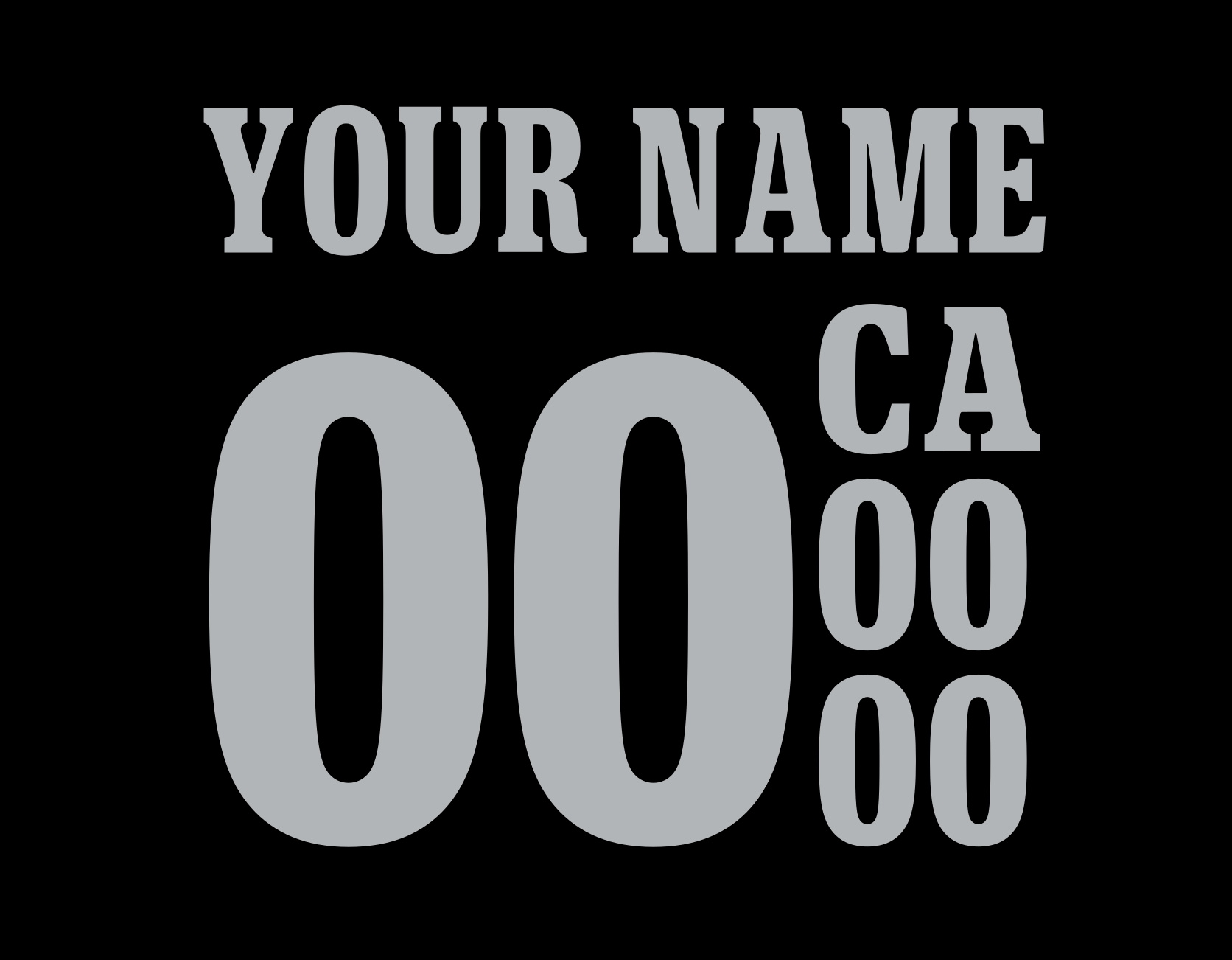 Los Angeles Kings Silver Alternate Third Jersey Kit