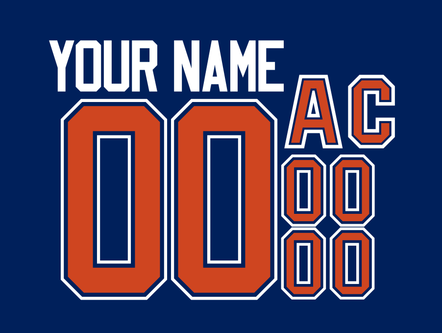 Edmonton Oilers 2022-Present Home Jersey Kit