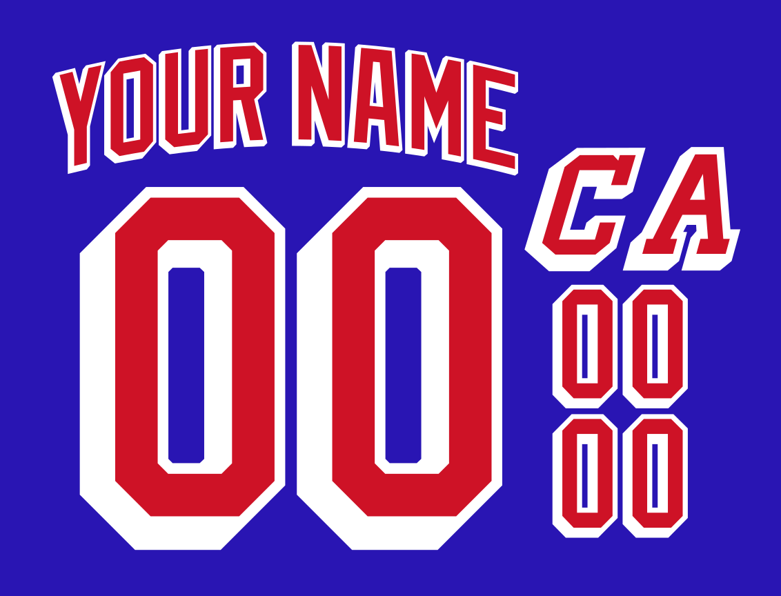 New York Rangers 1998-Present Home Jersey Kit