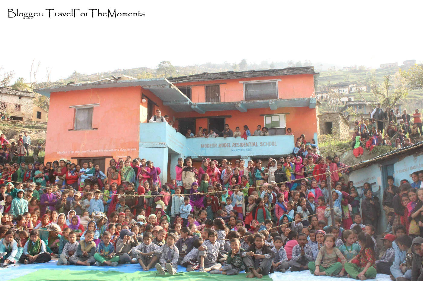 Students prepared choreographed Nepali dances for the program