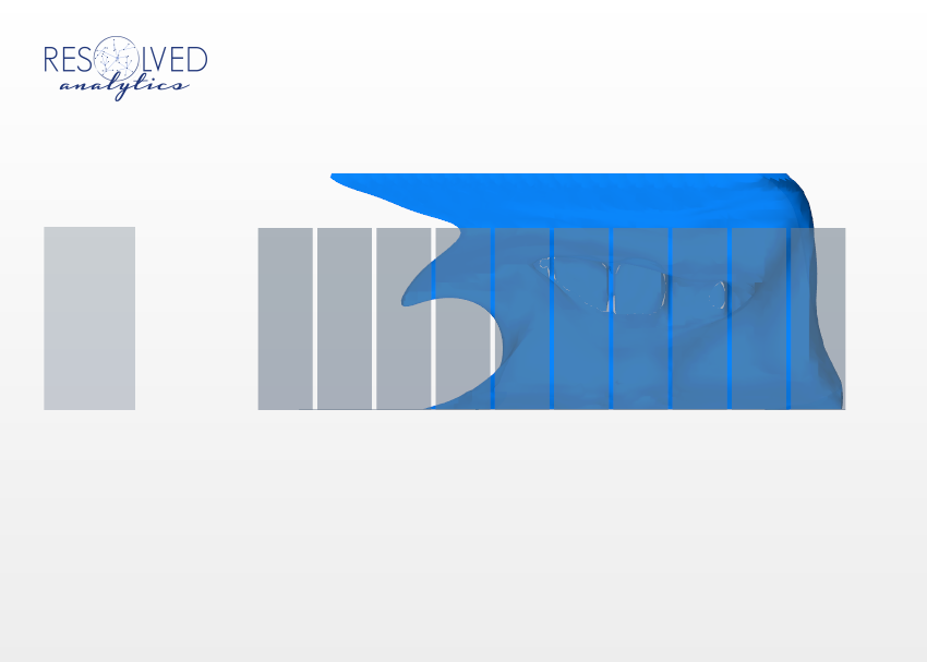 Isosurface of 12C Supply Air (Elevation View)