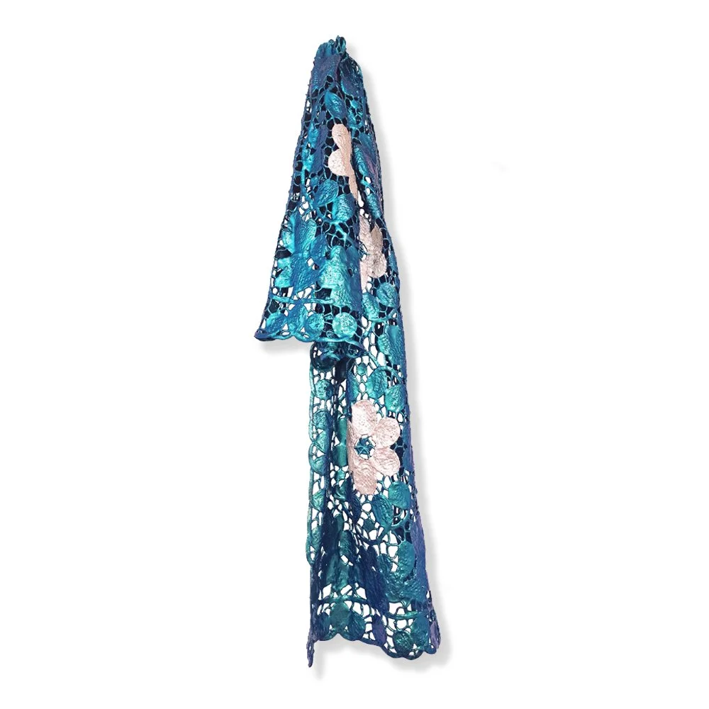 WALL SCARF - TEAL | Sold
