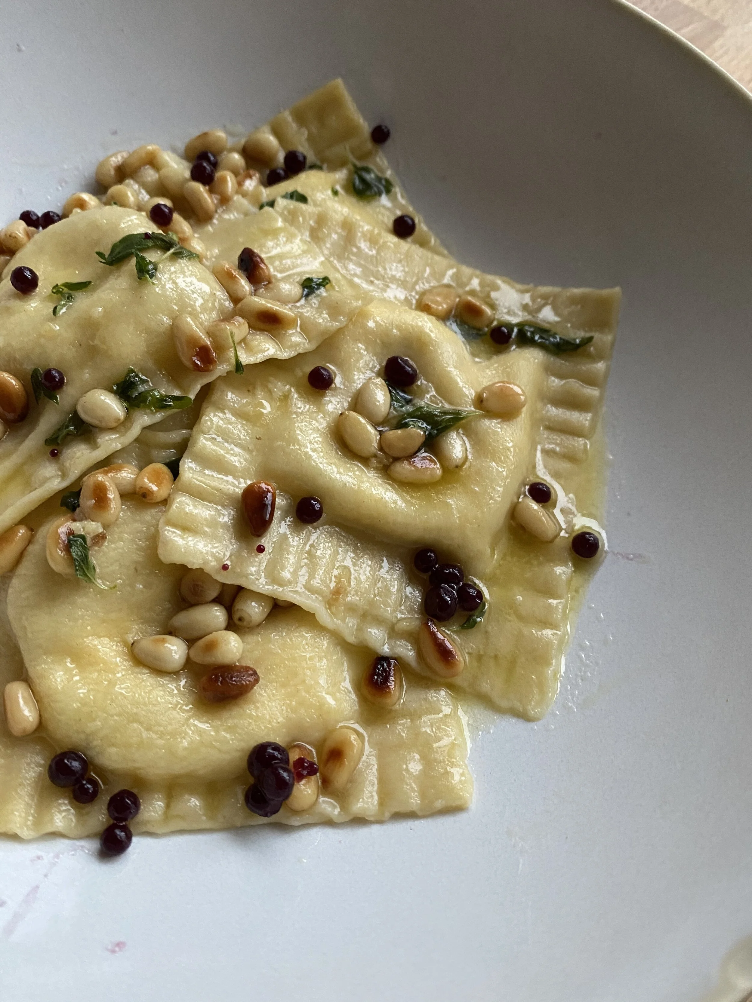 Ravioli al Pignoli