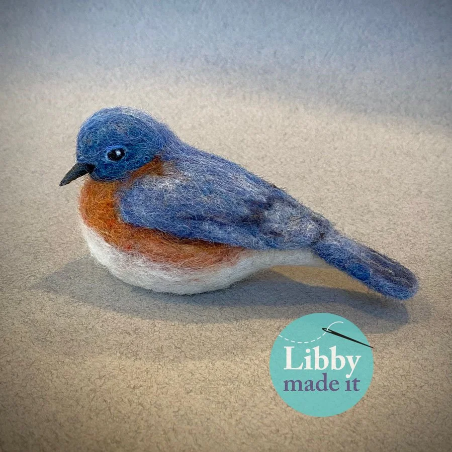 Needle Felted Bluebird Workshop