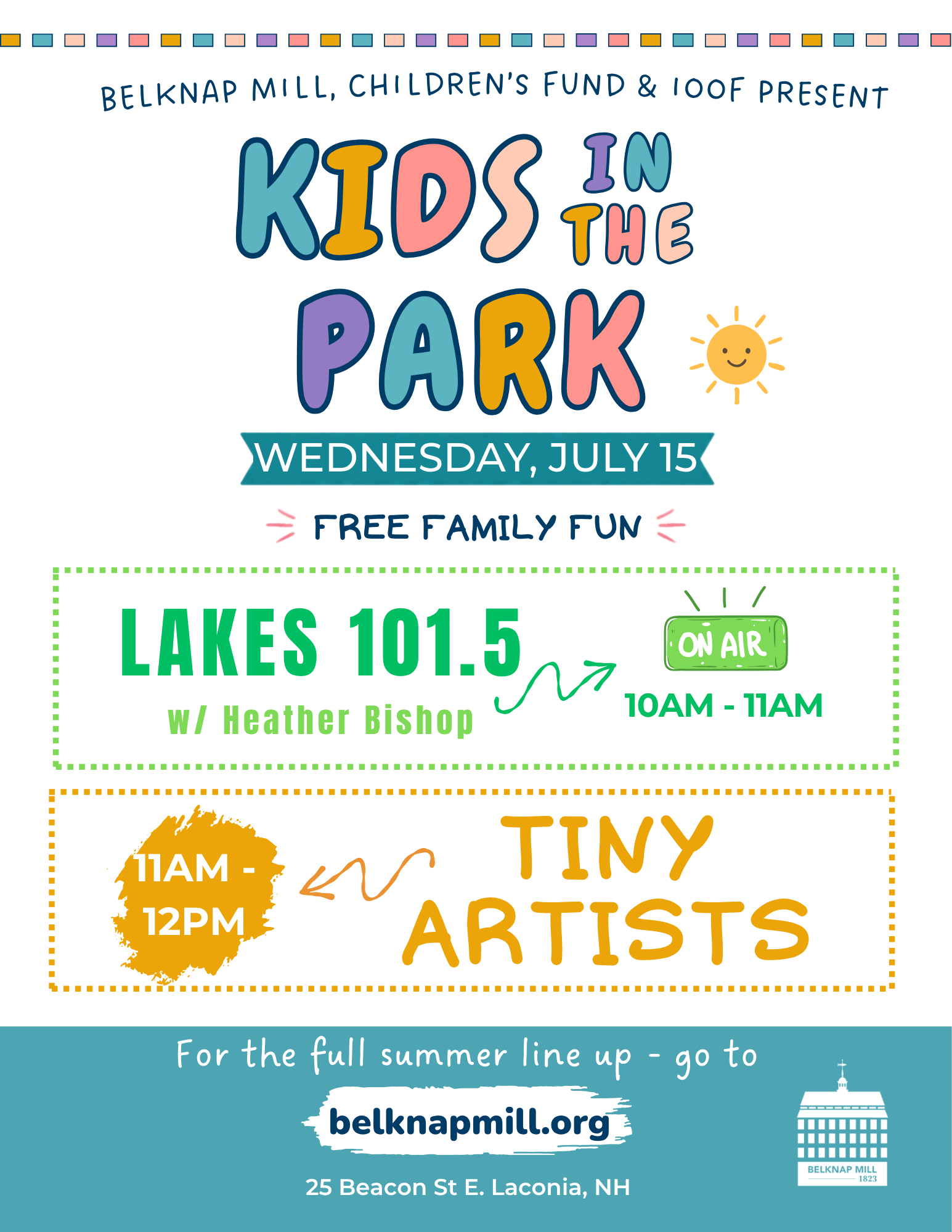 Kids in the Park - Lakes 101.5! 