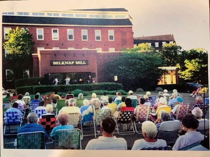 Outdoor Concerts are Born at the Belknap Mill, Circa 1992