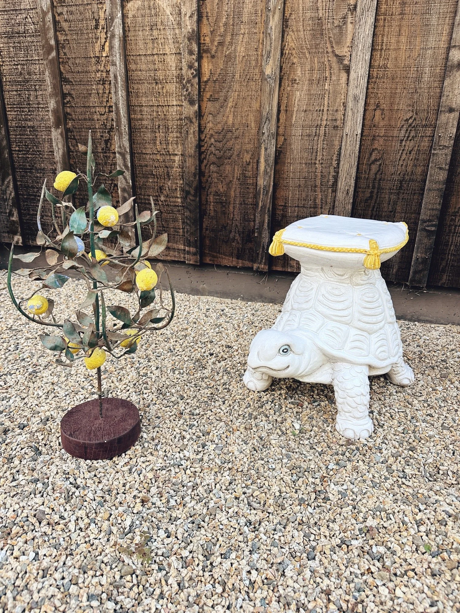 Italian Terra Cotta Turtle Stool