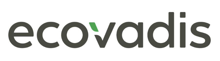 EcoVadis logo with green leaf detail