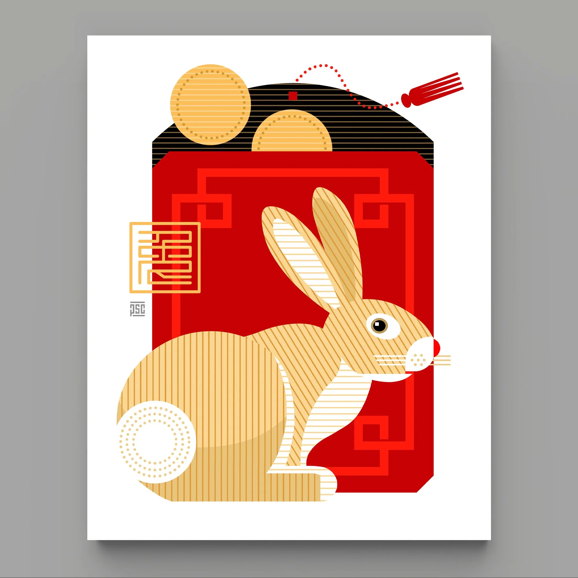 Year of the Rabbit Art Print