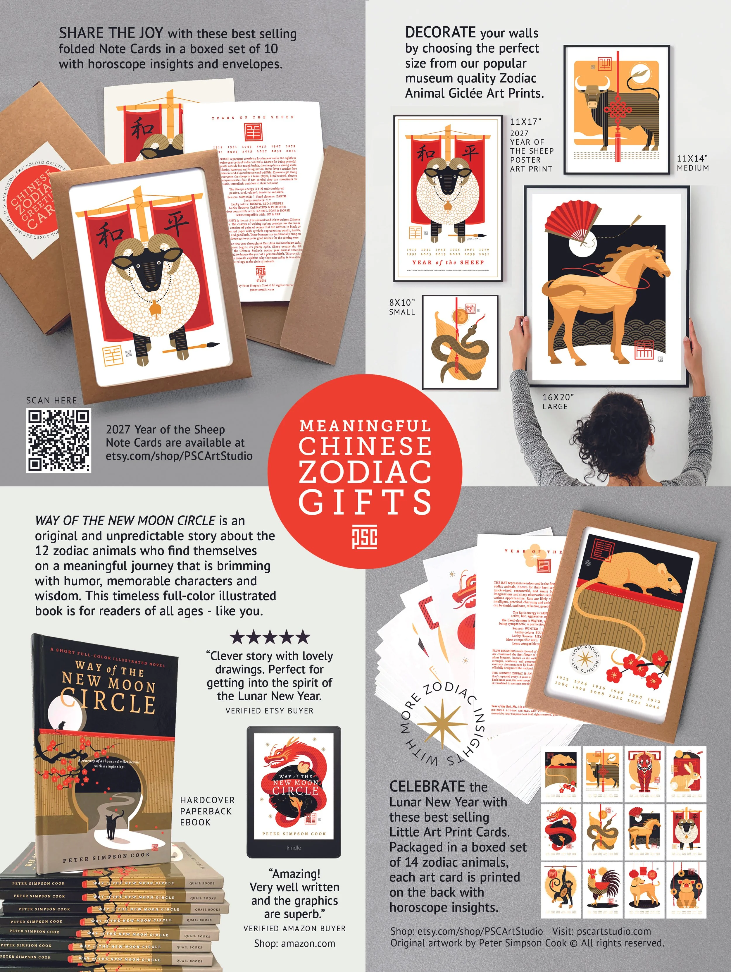 MEANINGFUL CHINESE ZODIAC GIFTS at Etsy.com
