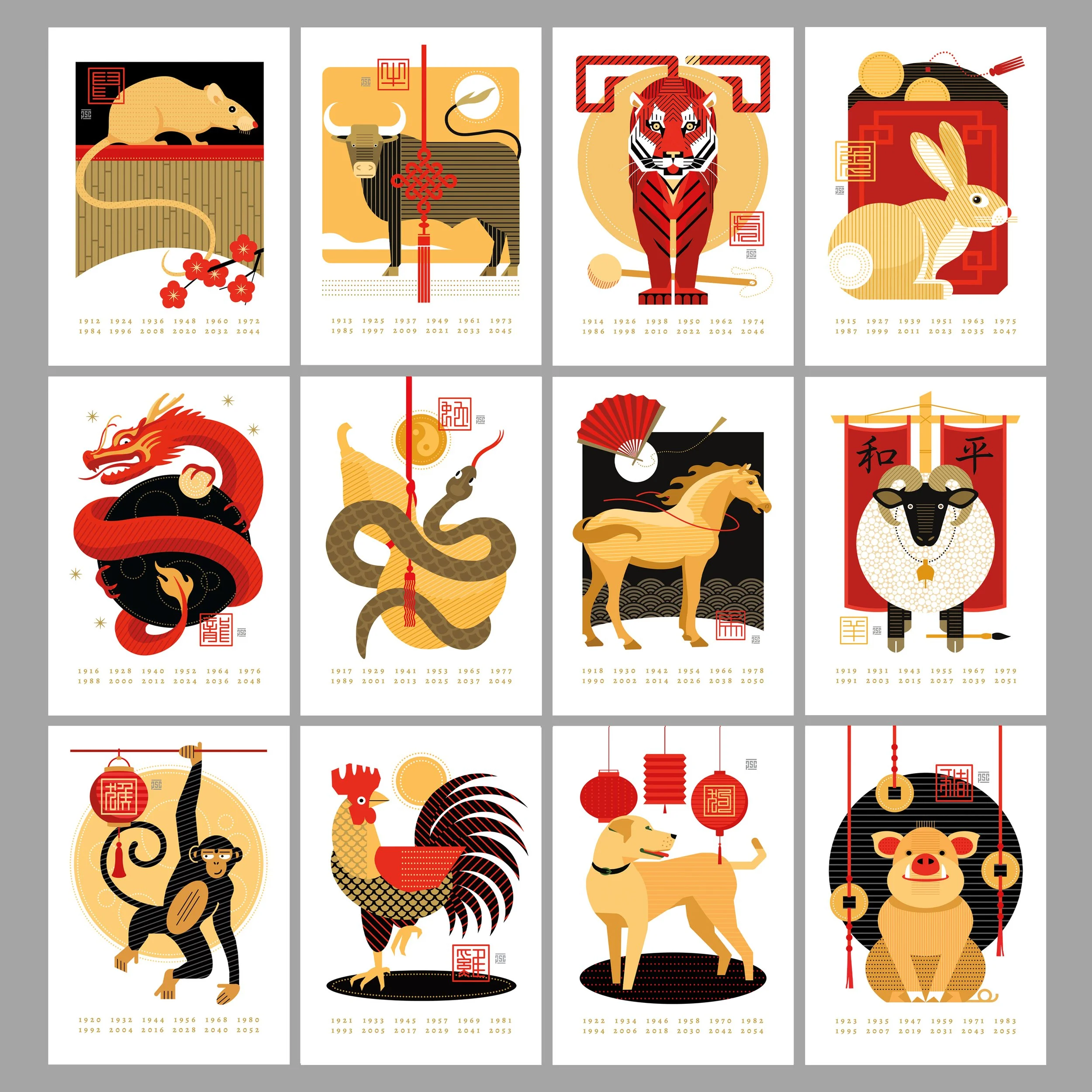 LITTLE ZODIAC ART PRINT CARDS | Click on  image to learn more