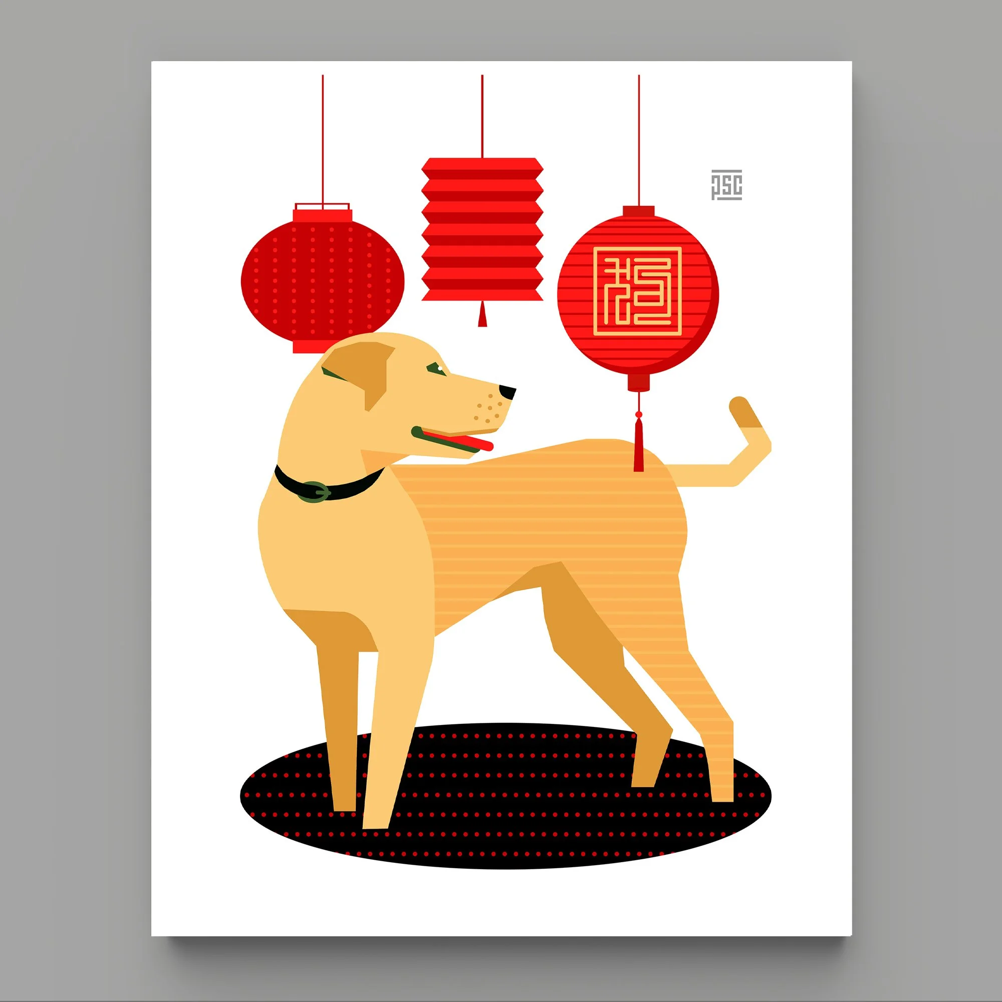 Year of the Dog Art Print