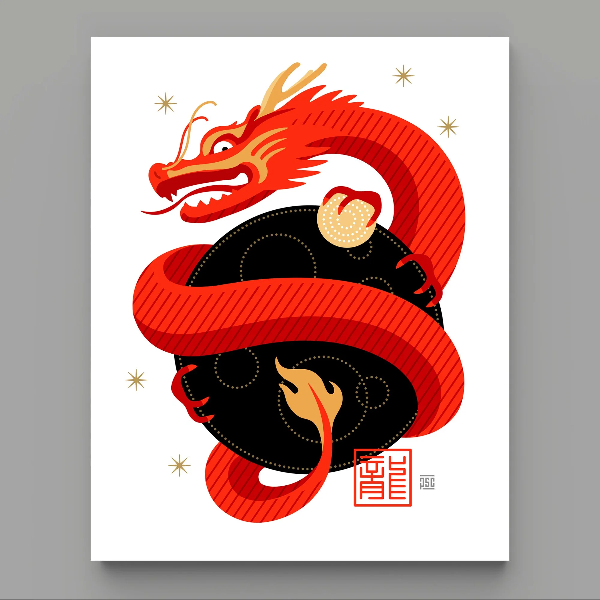 Year of the Dragon Art Print