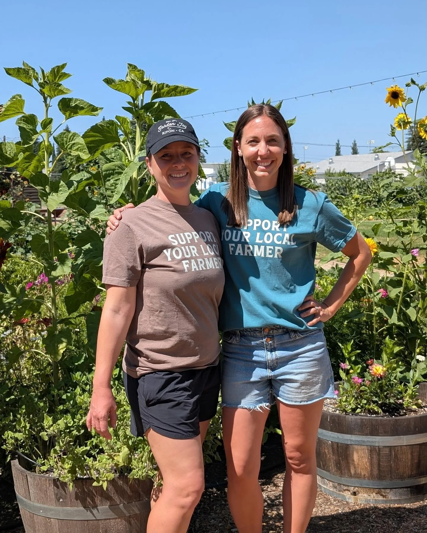 We are taking pre-orders for our new @riponfarmersmarket tees! They&rsquo;re the perfect thing to wear when supporting your local farmers every week at the market! $25 each, DM us with your orders by Friday July 18th. They are available in black, bro