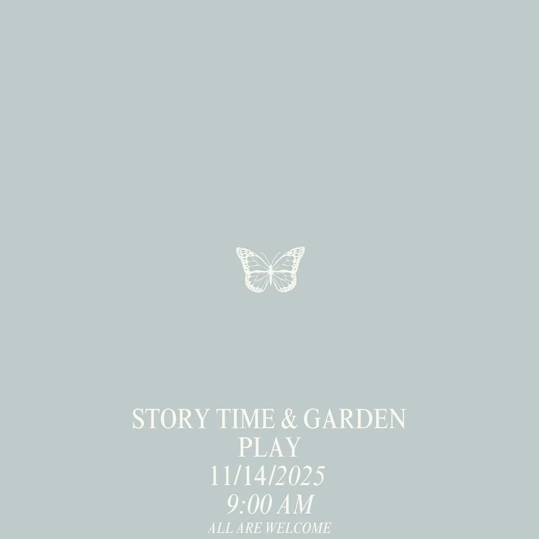 📚🫜Story time and garden explorations is back! Join Anika this Friday-11/14 at 9:00 am for stories, then stay  and explore the garden. Feel free to invite some friends and pack a lunch! This is the last story time before we take our winter break, so