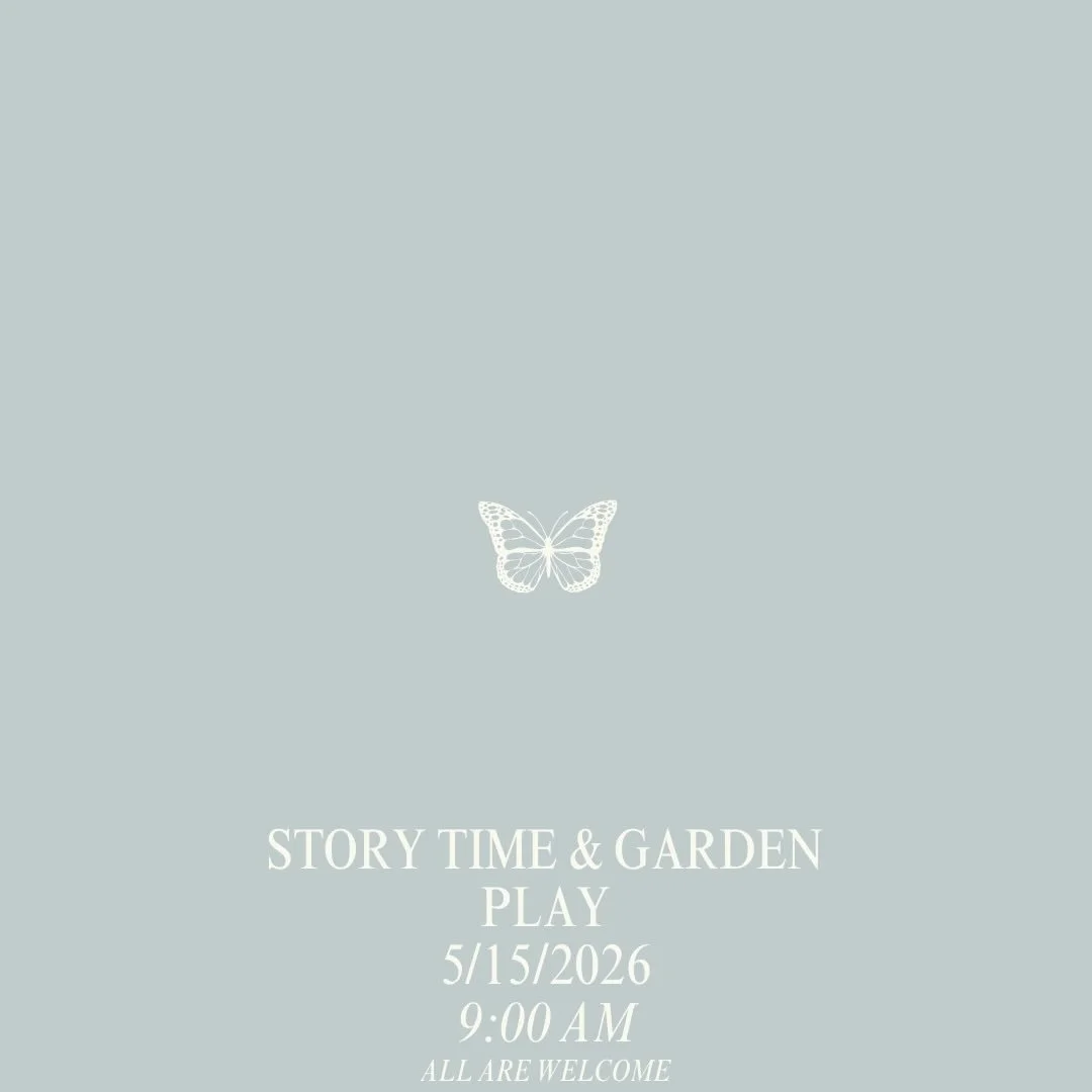 Last month&rsquo;s Story Time was pure magic so we&rsquo;re doing it again for May! 

Join Anika on Friday, May 15th at 9:00 AM for stories, then linger and explore the garden. Bring a friend and pack a lunch for a sweet, slow morning together. 💛

⭐