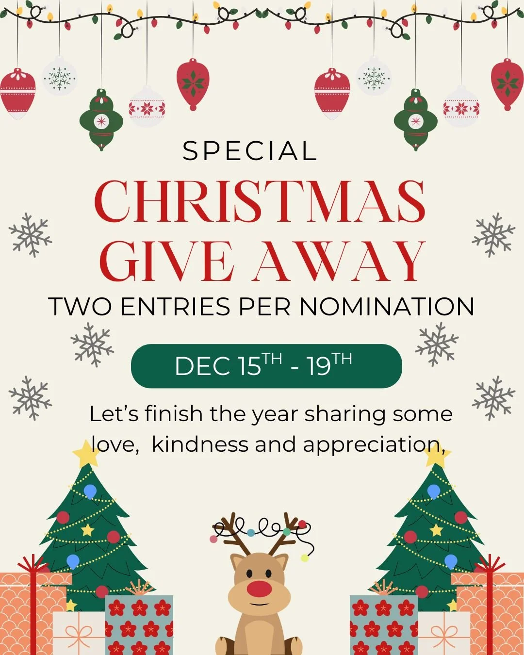🎄 Special Christmas Giveaway at Maple Shores Health Centre 🎄

Don't miss out on this give away.....

As the year comes to a close, we want to share a little extra love, kindness, and appreciation with our community. 💛 This week, we&rsquo;re inviti