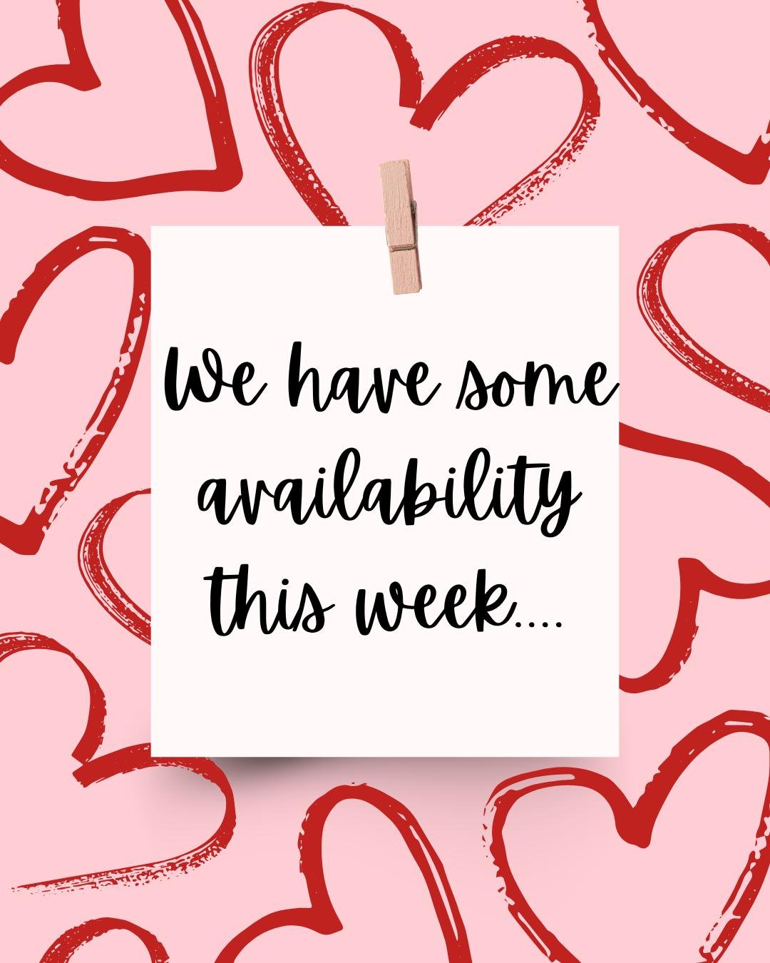 We have some availability this week with some of our team at Maple Shores Health Centre 

If you&rsquo;re looking to book an appointment, the following options are available:

&bull; Art Therapy with Cyndi &ndash; daytime appointments available on We