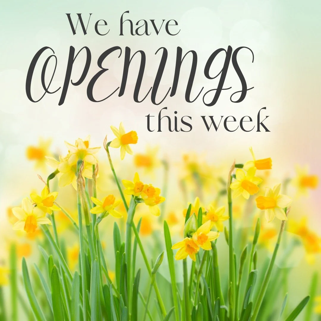 Availability at Maple Shores Health Centre this week:

We currently have appointment availability with members of our team:

Registered Massage Therapy
&bull; Zach &ndash; Only a couple of appointments remain

Counselling
&bull; Janet
&bull; Claire
&