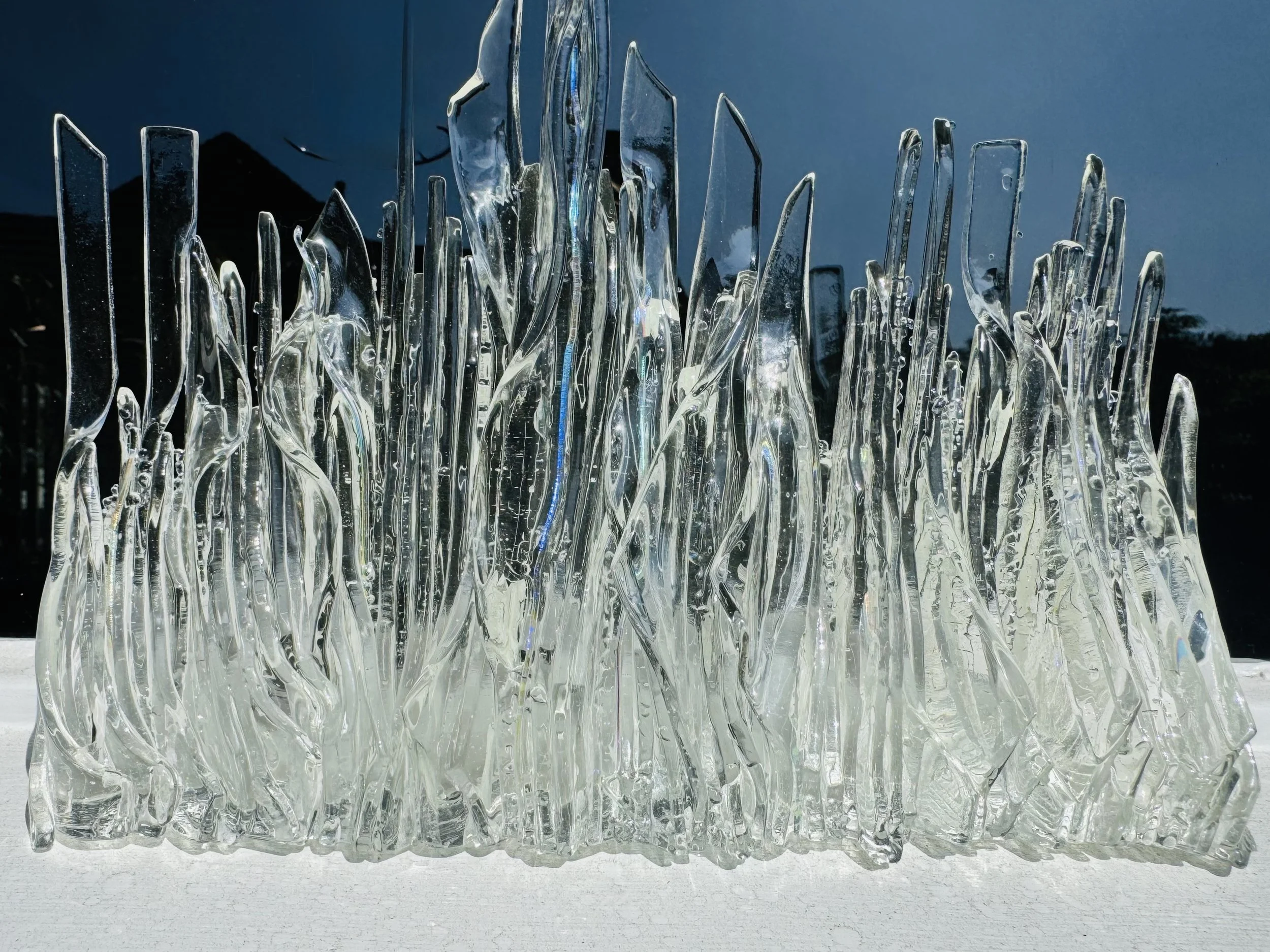 Glass Ice Sculpture