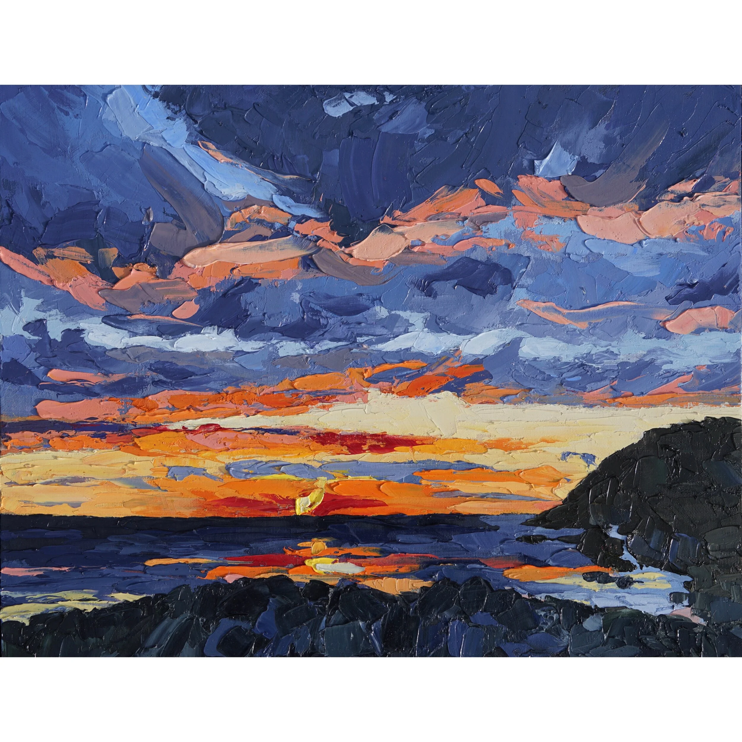 Sunset at Baggy Point