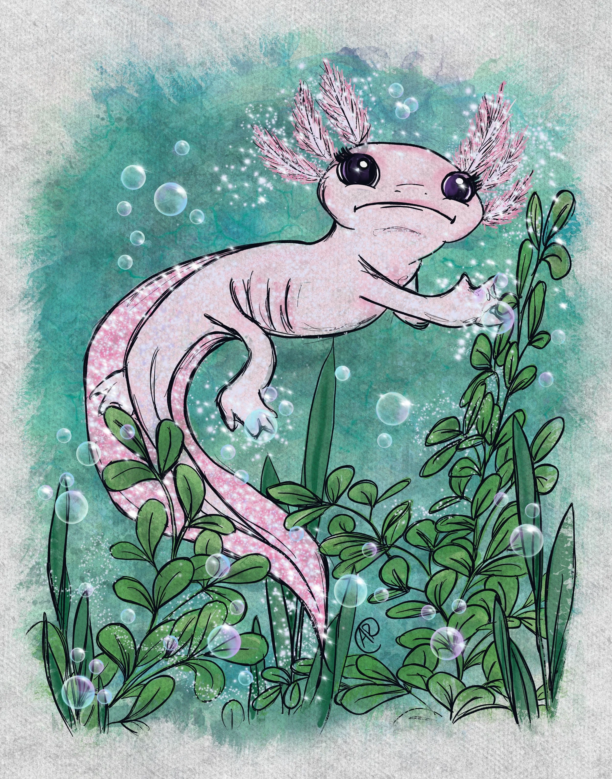 Axolotl Art