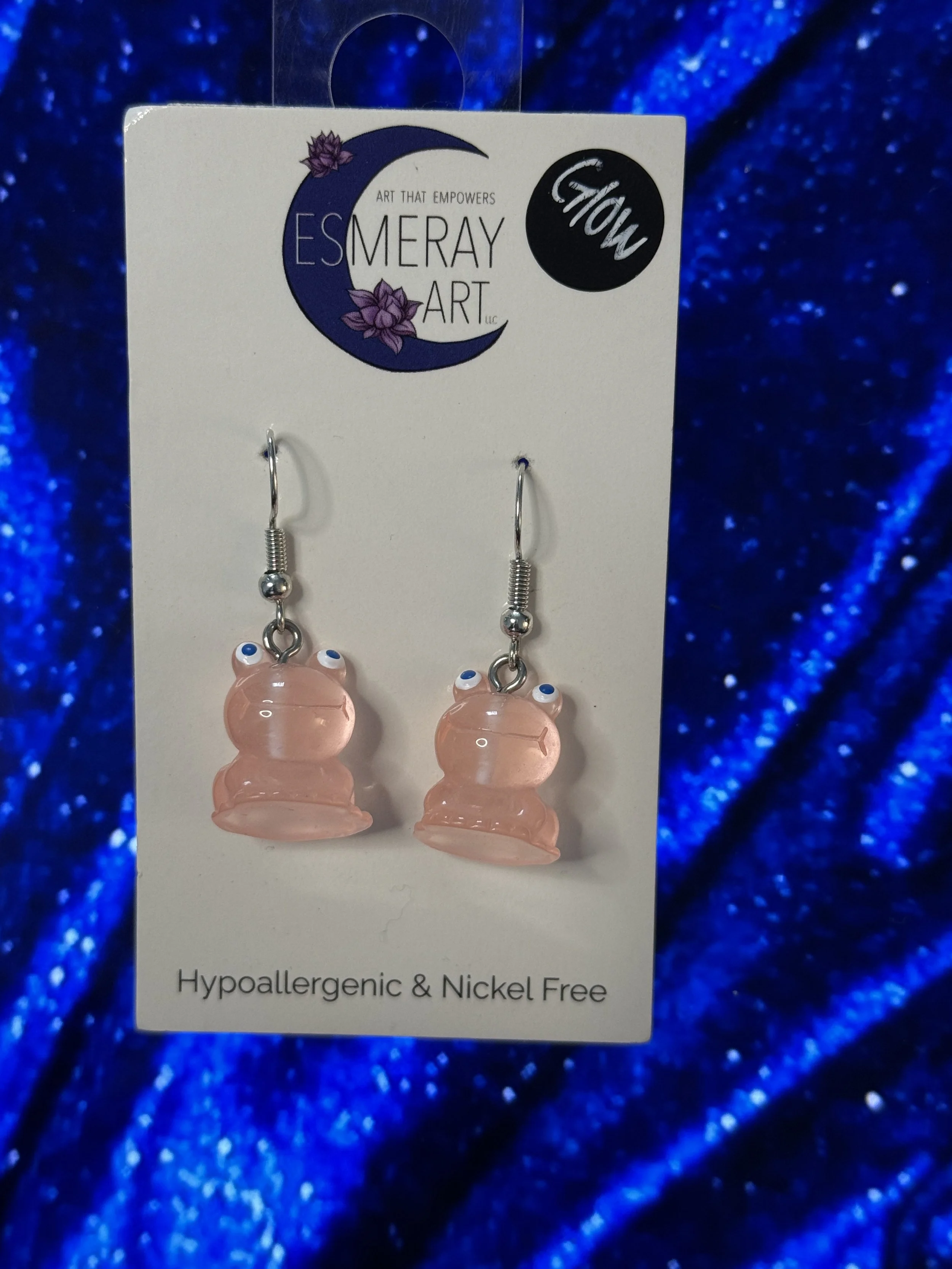 Frogs - Pink Glow in Dark