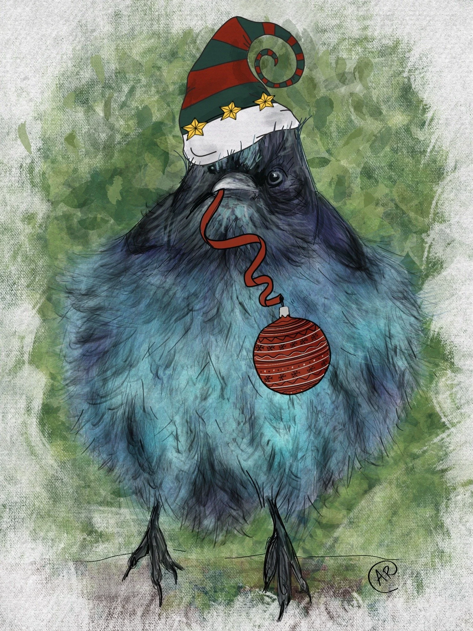 Holiday Frankie Art