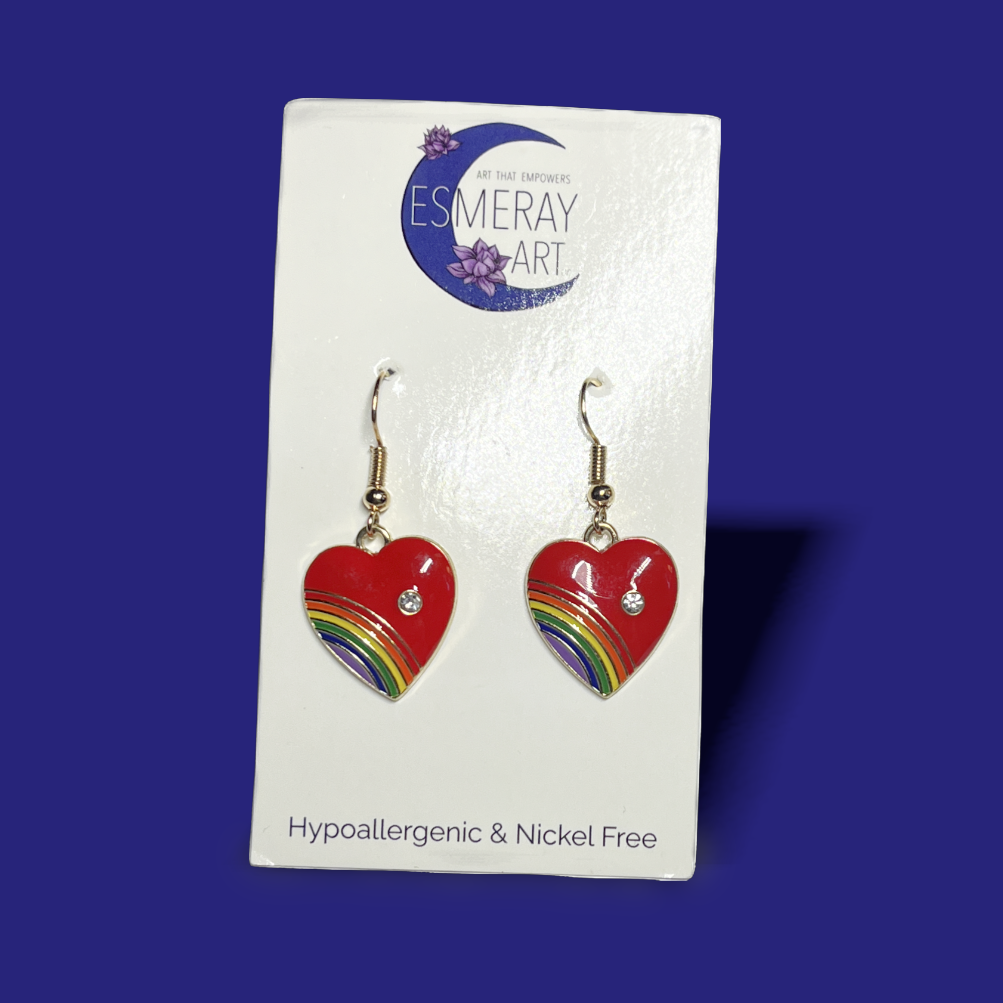 Red Rainbow Hearts