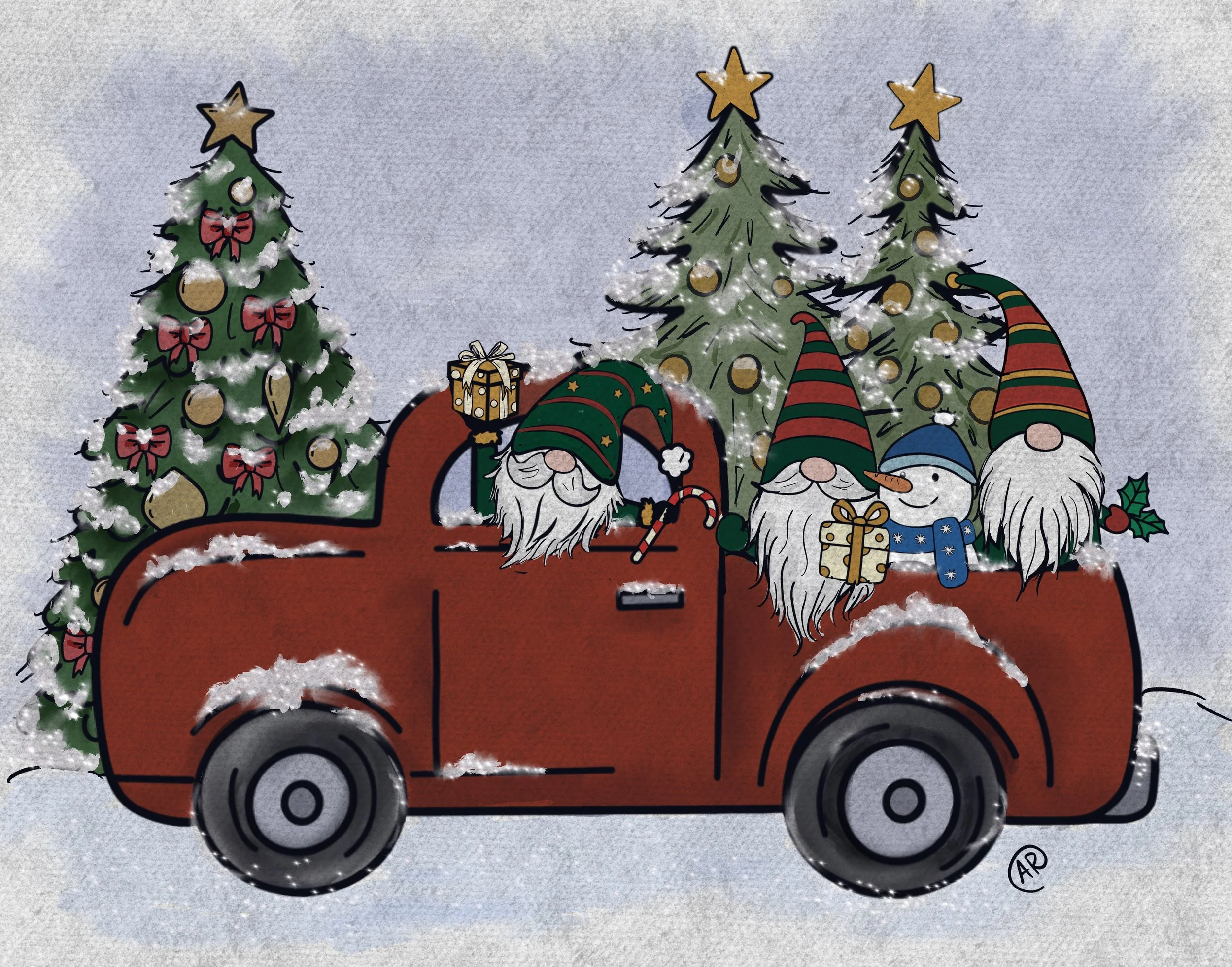 Gnomes Truck Art