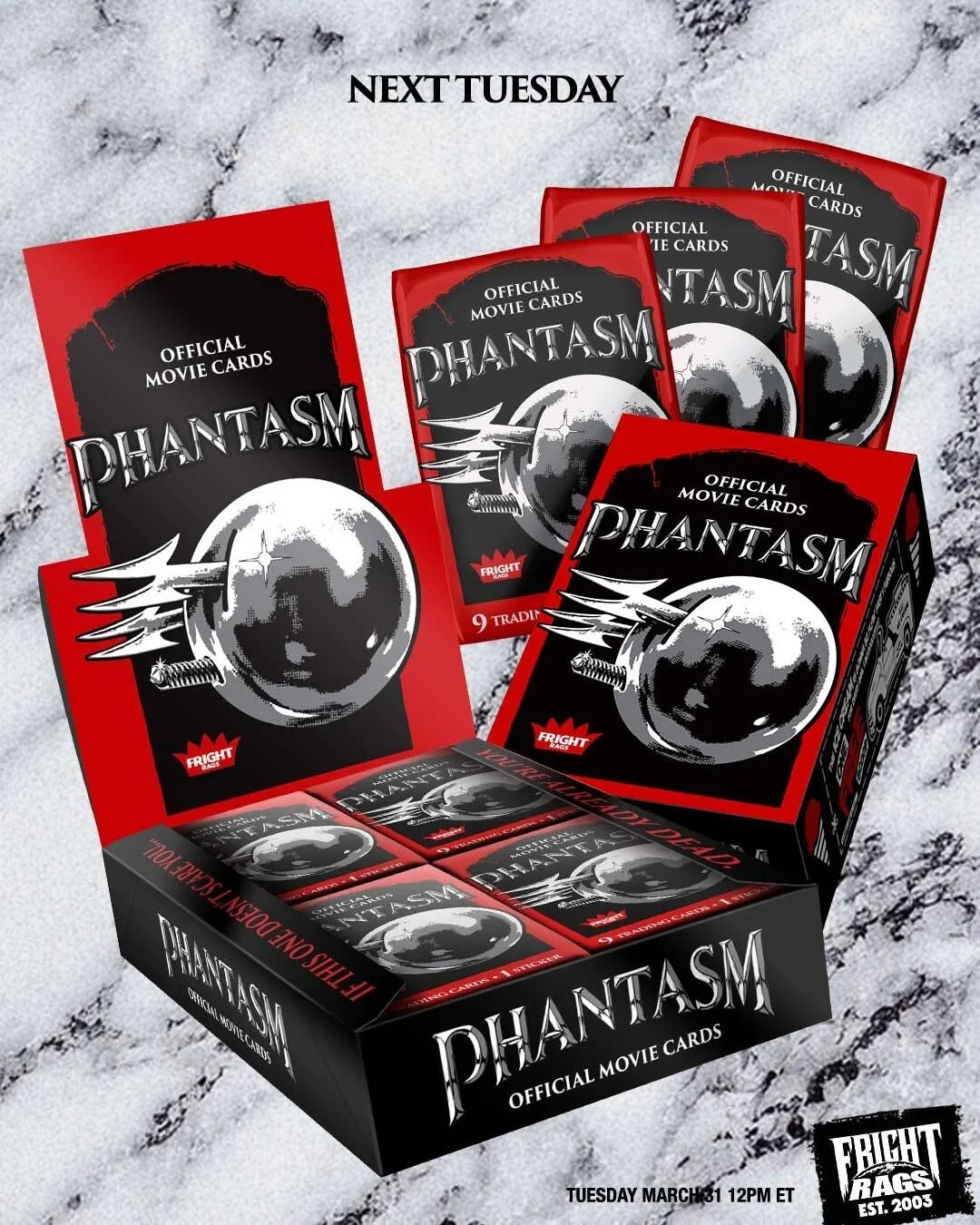 Fright-Rags Unleashes Officially Licensed Phantasm Trading Cards