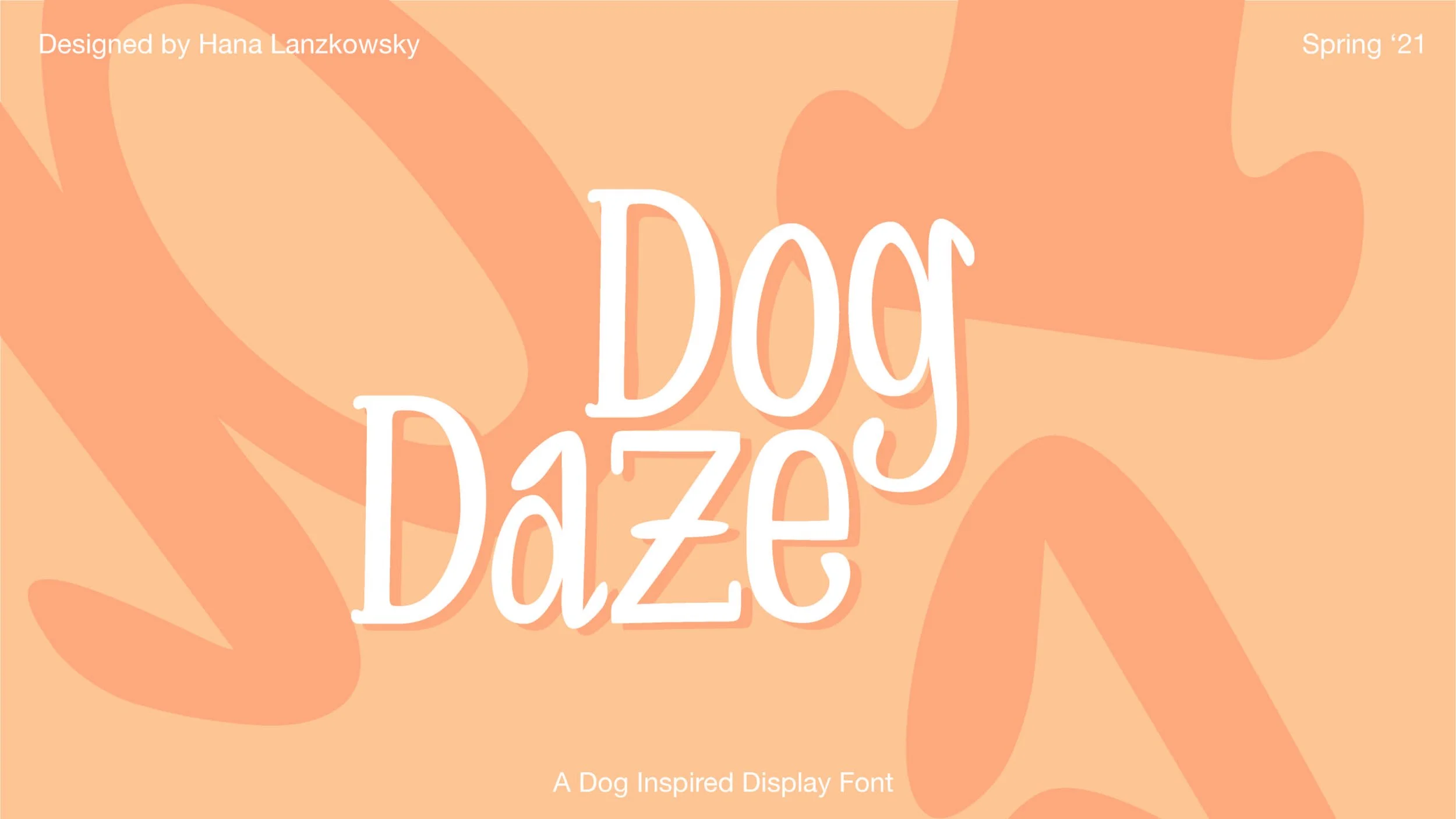Dog Daze Typeface — Hana Julia