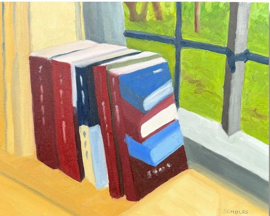#1287 Books on Windowsill