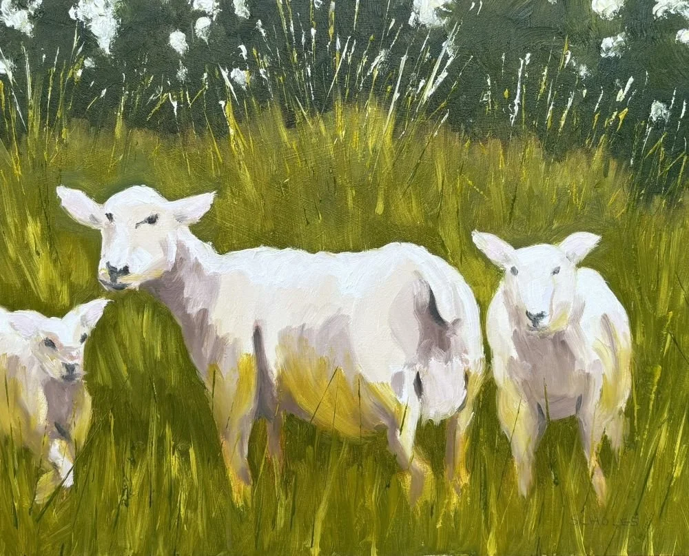 #1302 Ewe and Lambs
