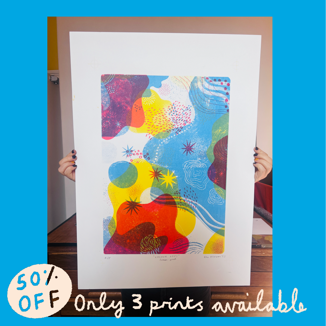 IMPERFECT PRINT: 'Colour POP!' Screen Print
