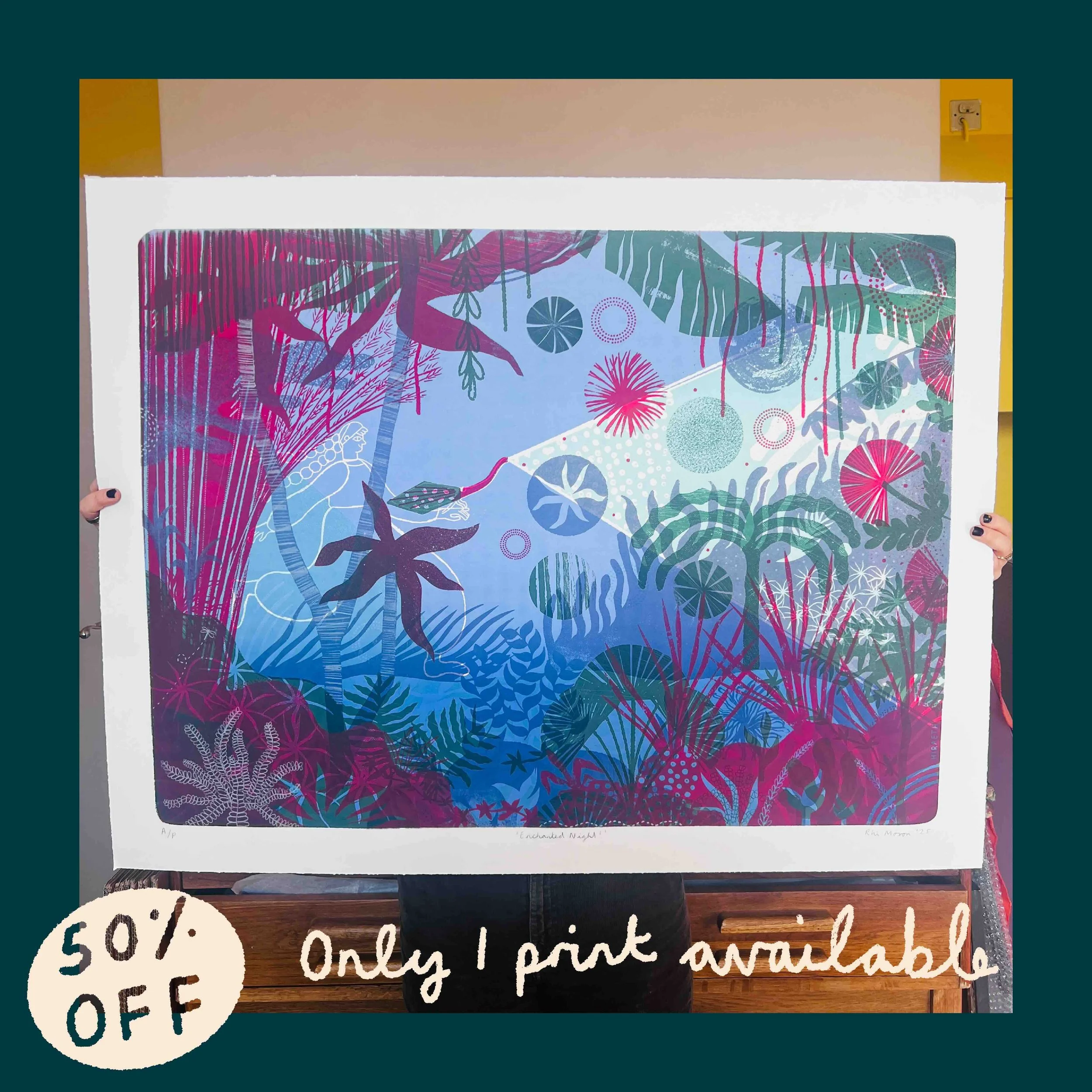 IMPERFECT: 'Enchanted Night!' 7 Colour Screenprint