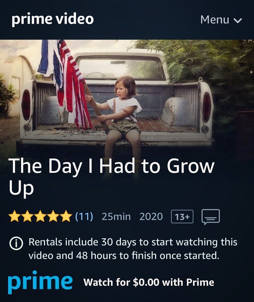 The reviews are pouring in! 
&bull;
Friends and family, if you haven&rsquo;t done so already, please watch our brand new doc &ldquo;The Day I Had To Grow Up.&rdquo; 
&bull;
A dose of wisdom &amp; grace from young activists &mdash; our future leaders 