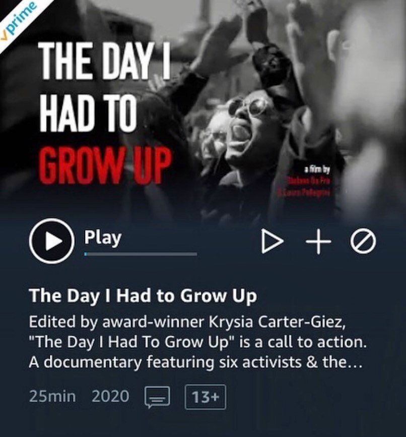 @rossofilms proudly presents: &ldquo;The Day I Had To Grow Up&rdquo; - now streaming on @amazonprimevideo 🥂!!
&bull;
This film took 2 years to complete and we are so thrilled to finally share it with you in the US, Germany, and the UK!
&bull;
Edited