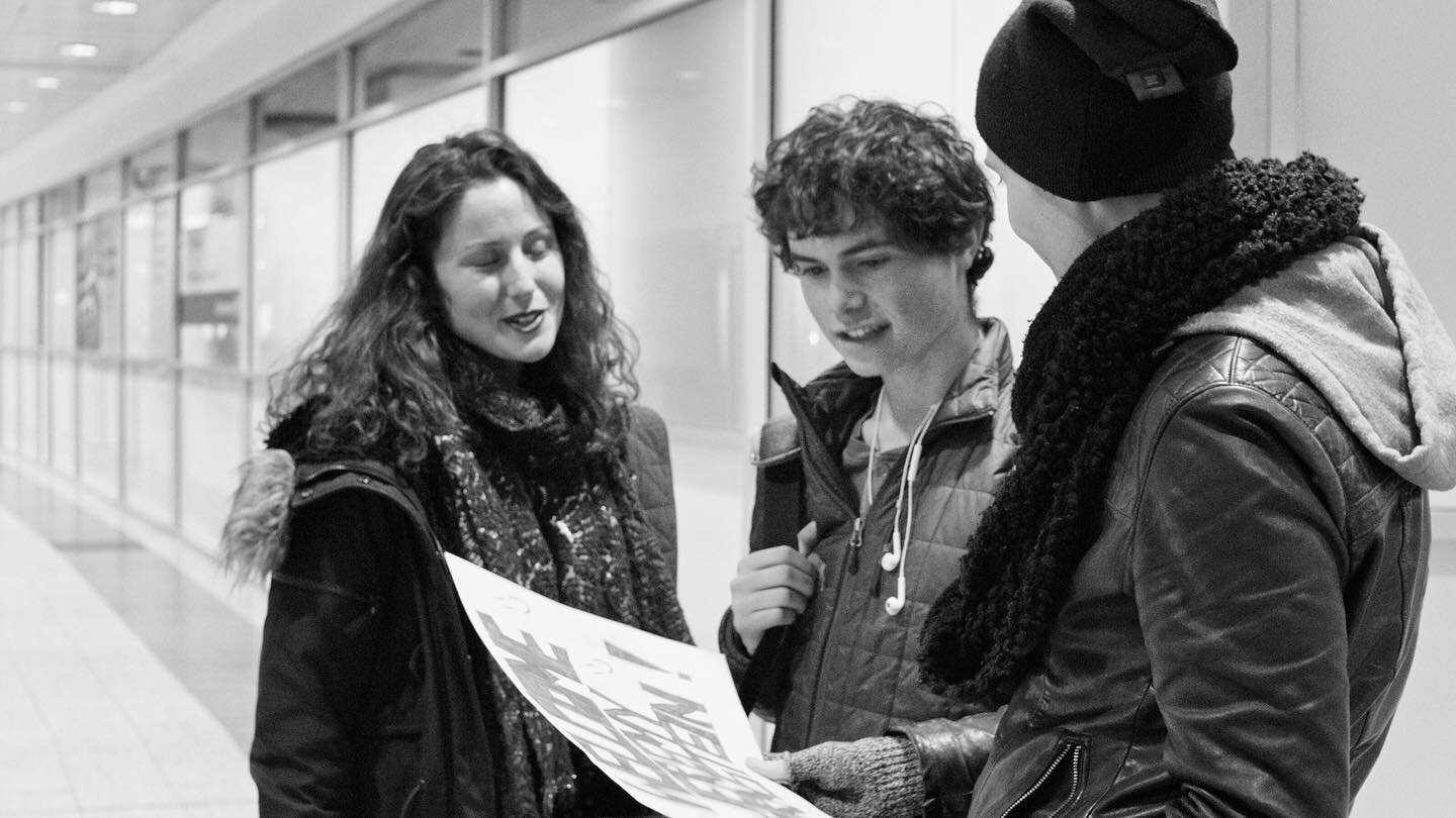 BTS photo of activist @jer1300 with filmmakers @laura_nyc_films @stefanodafre 🎞 - We have 17 days of the @indiegogo campaign! Let&rsquo;s make some noise!! .
.
.
.
#blackandwhite #bnw #film #bts #documentary #filmmakers #onset #shotonarri #arri #red