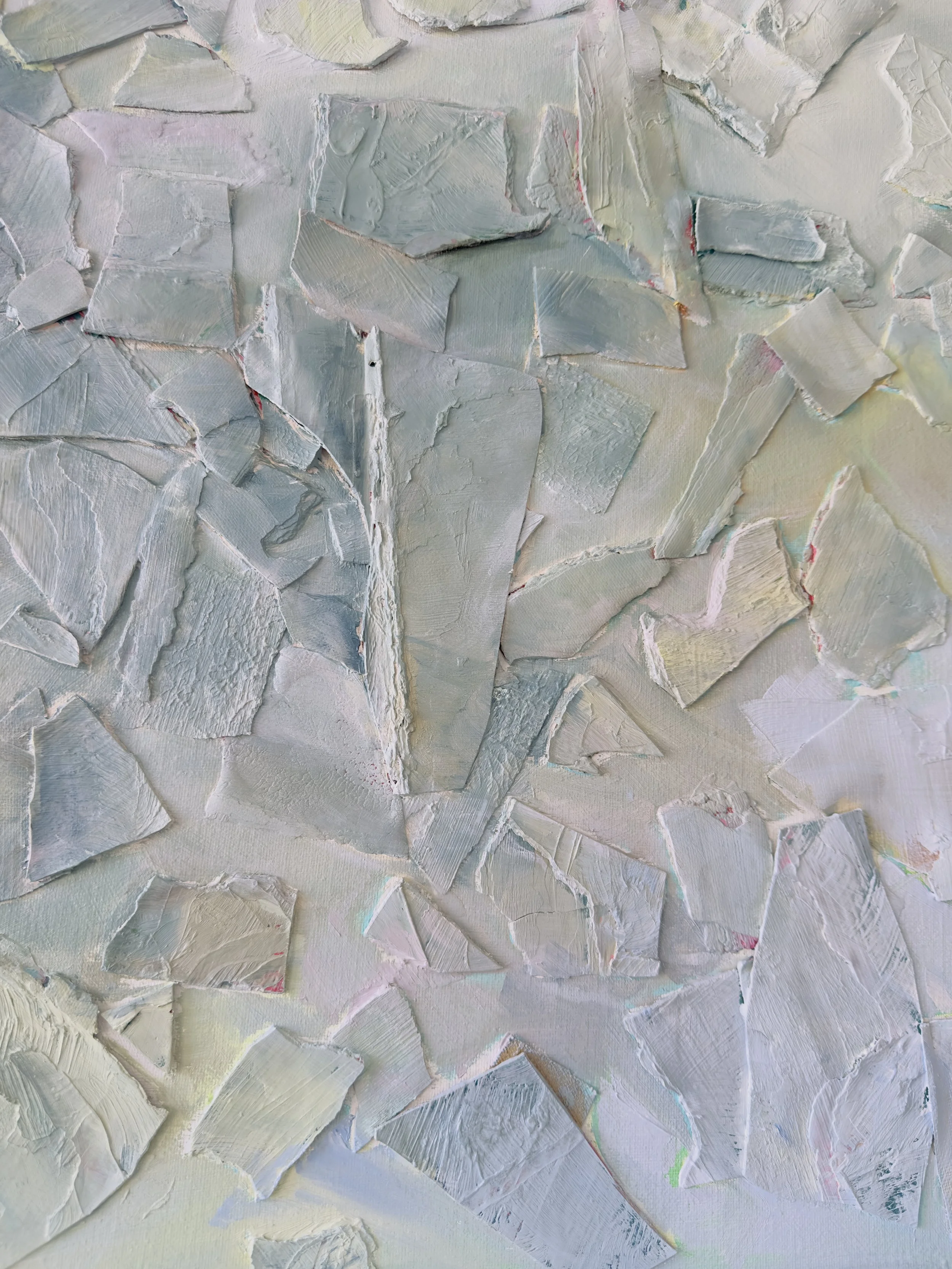 Texture detail of Stones Submerged with blended tones