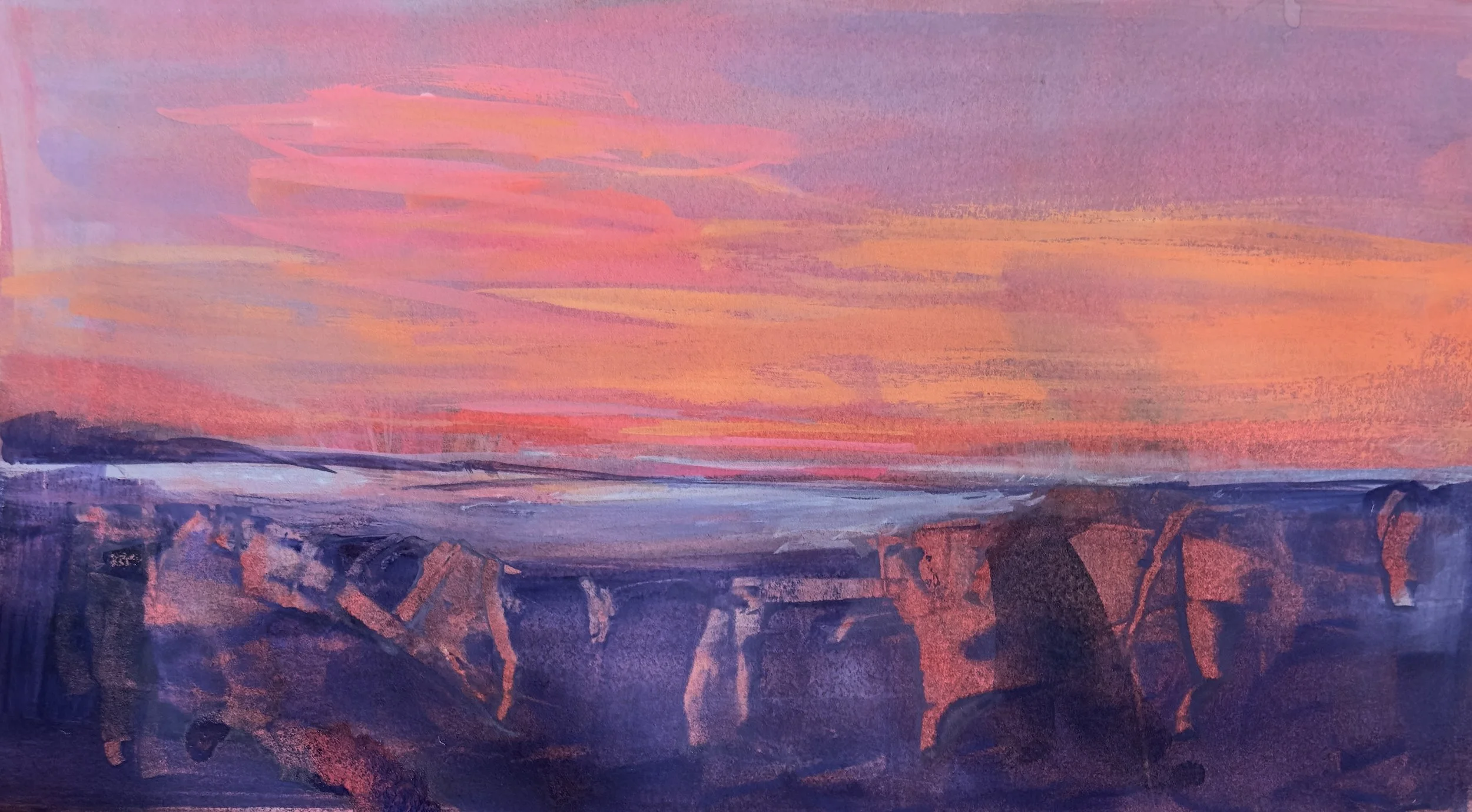 purple-pink-sunset-coastal-rocks-watercolor-painting-susan-t-billington.jpeg